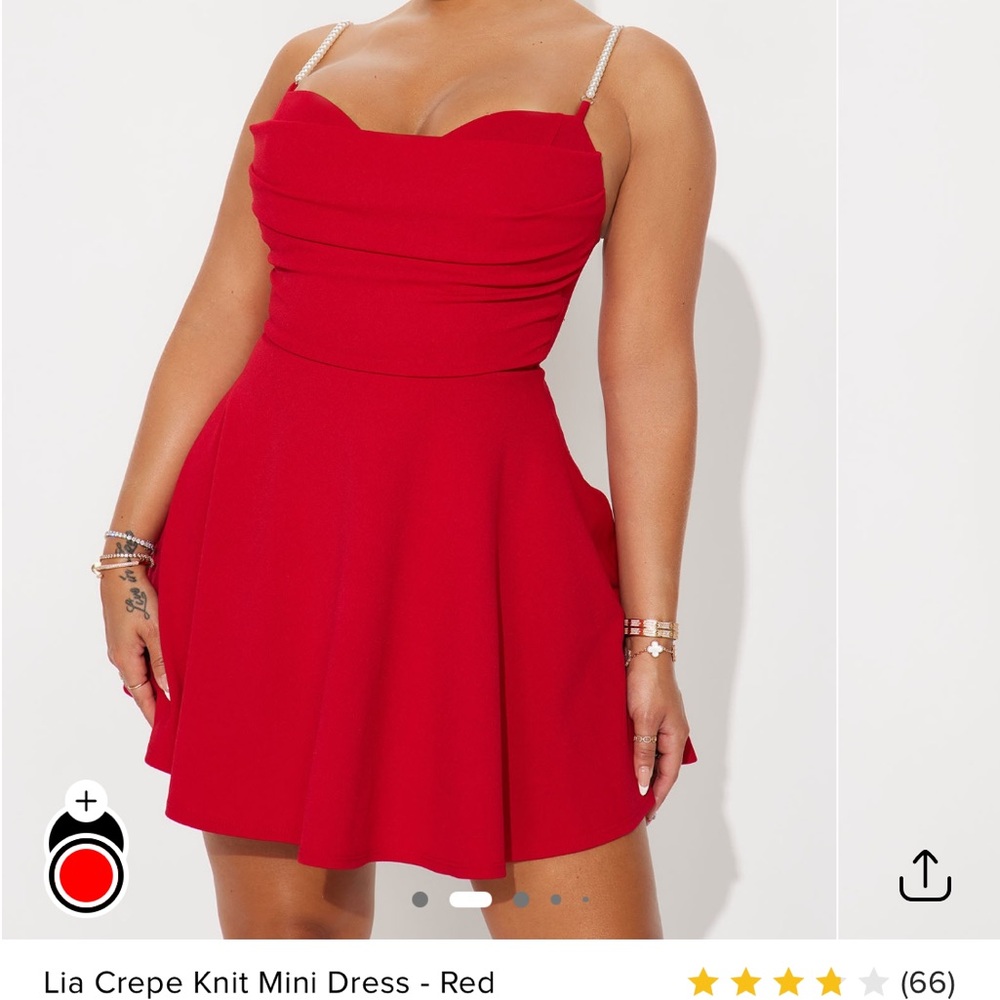 Fashion Nova Scarlet Mini Dress